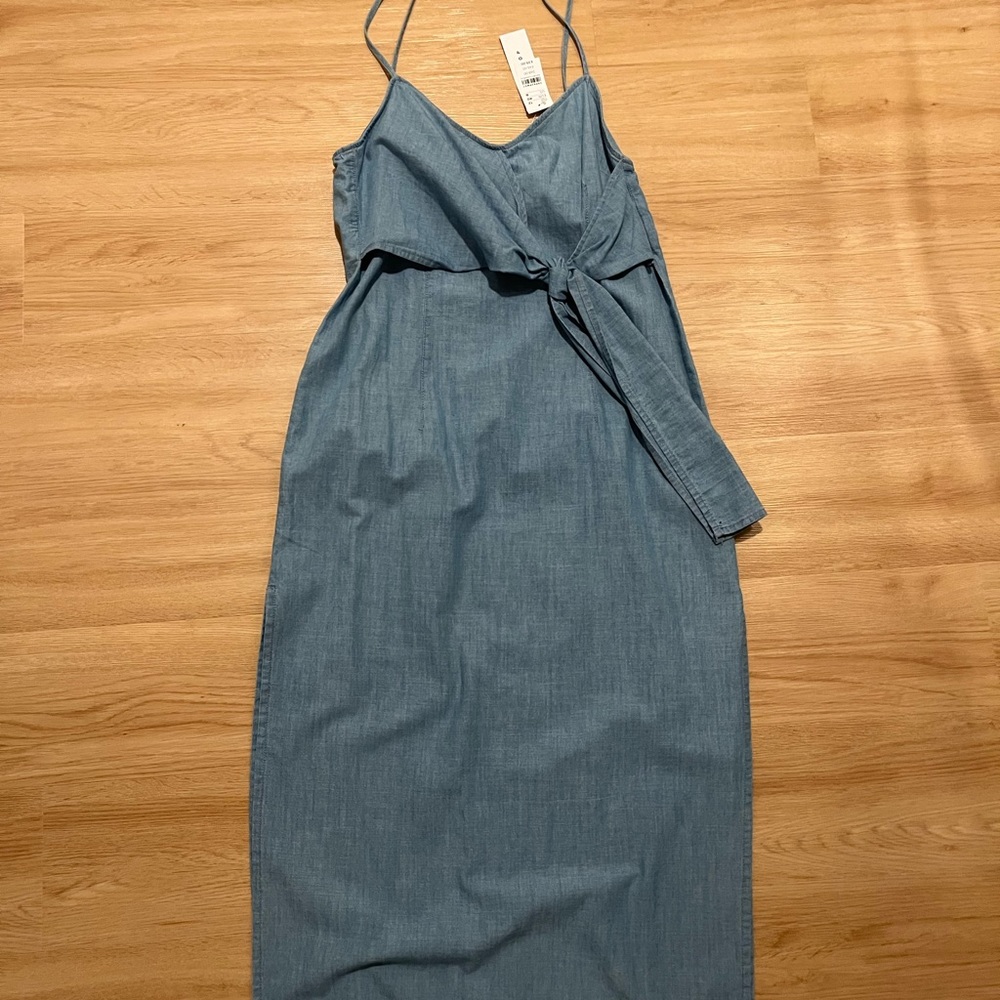 Top shop midi chambray dress